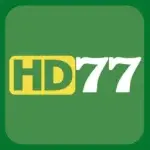 Green square logo with “HD77” text, where “HD” appears in yellow and “77” in white.