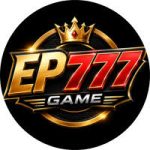 EP777 Game official logo with golden crown and red text on dark circular background