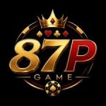87P Game logo with golden text, crown on top, and black background.