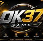 OK37 Game official banner featuring two armed soldiers in tactical gear on a dark golden background with the OK37 Game logo in the center