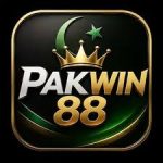 PakWin88 Game logo with golden crown and green crescent moon.