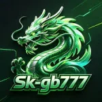 SK-GB777 game logo with green dragon.
